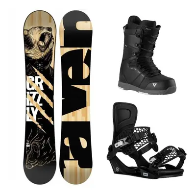 Raven Grizzly snowboard + Gravity Indy black vázání + Gravity Void black/grey boty