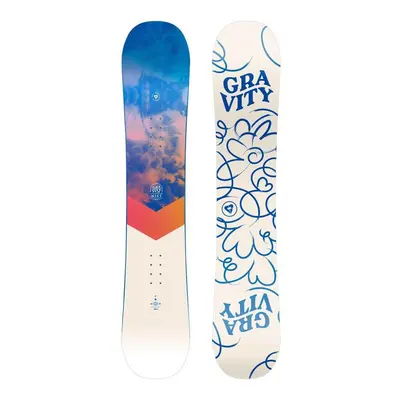 Gravity Mist 24/25 snowboard + Gravity Fenix white/lavender vázání + Gravity Aura Atop white/lev