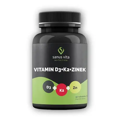 Sanus Vita Vitamin D3 + K2 + Zinek 90 tobolek