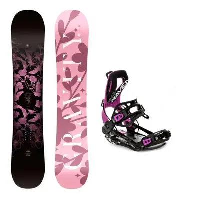 Gravity Empire 24/25 dámský snowboard + Raven Fastec FT360 black/fuchsia vázání