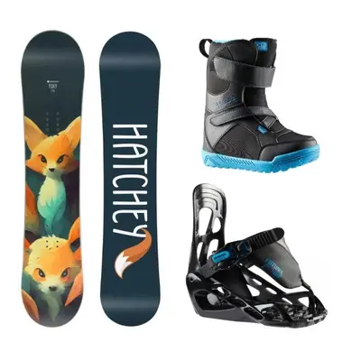 Hatchey Foxy dětský snowboard + Head P Kid black vázání + Head Kid LYT Velcro boty