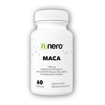 Nero Maca Root, Peruánský ženšen, 1000mg 60 kapslí