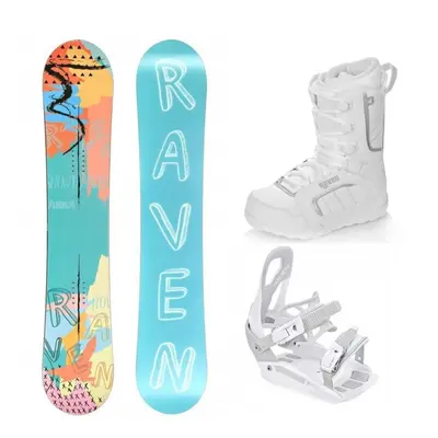 Raven Anna snowboard + Raven S230 White vázání + Raven Pearl white boty