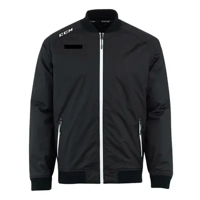 CCM Bunda Bomber Jacket SR POUZE tmavě modrá, Senior, (VÝPRODEJ)