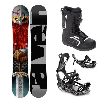 Raven Dwarf snowboard + Raven Fastec FT360 black vázání + Raven Target ATOP obuv