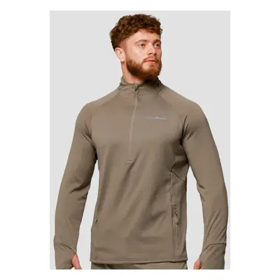 GymBeam Pulse 1/2 Zip Running Sweatshirt Vetiver