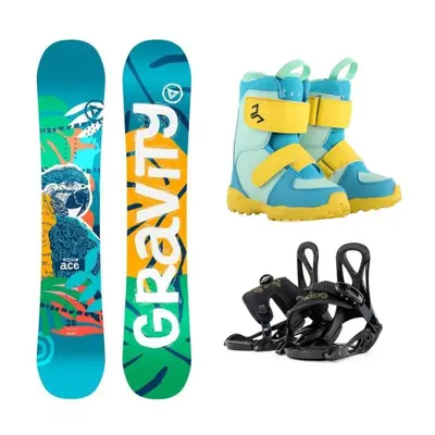 Gravity Ace dětský snowboard + Beany Kido vázání + Beany Joker boty