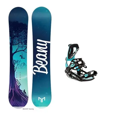 Beany Swing dětský/juniorský snowboard + Raven Fastec FT360 black/mint vázání