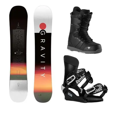 Gravity Bandit 24/25 snowboard + Gravity Drift black/white vázání + Gravity Void black/grey boty