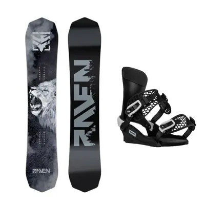 Raven Lion pánský snowboard + Gravity Drift black/white vázání