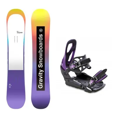 Gravity Thunder 24/25 dámský snowboard + Raven S230 Black/violet vázání