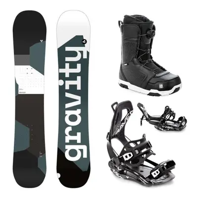 Gravity Adventure 24/25 snowboard + Raven Fastec FT360 black vázání + Raven Flush MOZ boty