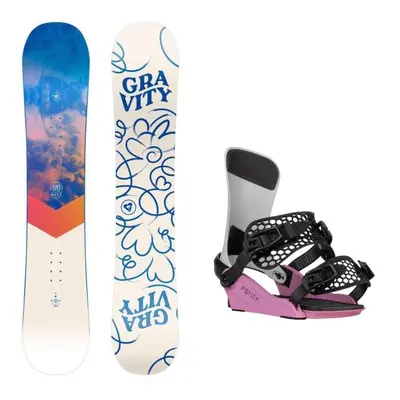 Gravity Mist 24/25 dámský snowboard + Gravity Fenix grey/rose vázání