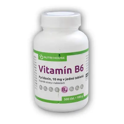 Nutri House Vitamin B6 Pyridoxin 10mg 500 tablet