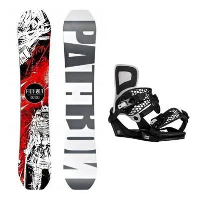 Pathron Sensei Carbon 23/24 snowboard + Gravity Indy black/white snb vázání