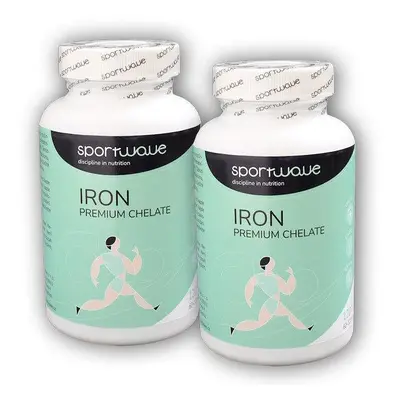 Sportwave 2x Iron premium chelate 120 kapslí