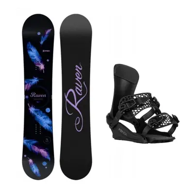 Raven Mia Black dámský snowboard + Gravity Fenix black dámské vázání