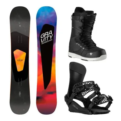 Gravity Sublime 24/25 snowboard + Gravity Fenix black vázání + Gravity Bliss black/white boty