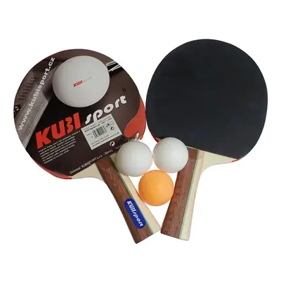 Kubisport Sada 2 PP pálky+ míček 2-star