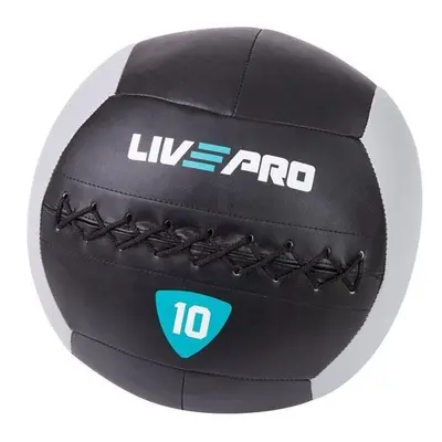 Livepro Míč na cvičení Wall Ball POUZE černá - 10 (VÝPRODEJ)