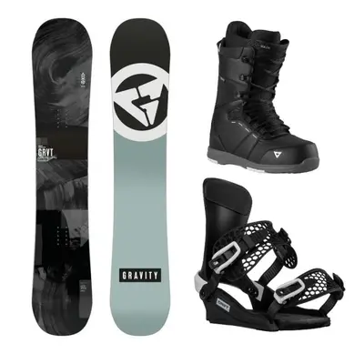 Gravity Contra 24/25 snowboard + Gravity Drift black/white vázání + Gravity Void black/grey boty