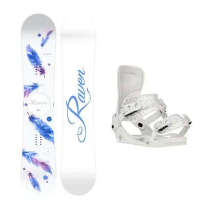 Raven Mia White dámský snowboard + Gravity Rise white vázání