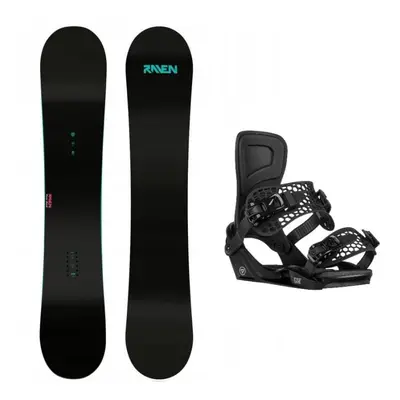 Raven Pure mint dámský snowboard + Gravity Rise black vázání