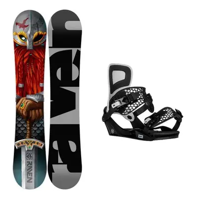 Raven Dwarf pánský snowboard + Gravity Indy black/white vázání