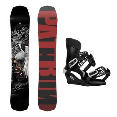 Pathron Legend 23/24 snowboard + Gravity Drift black/white vázání