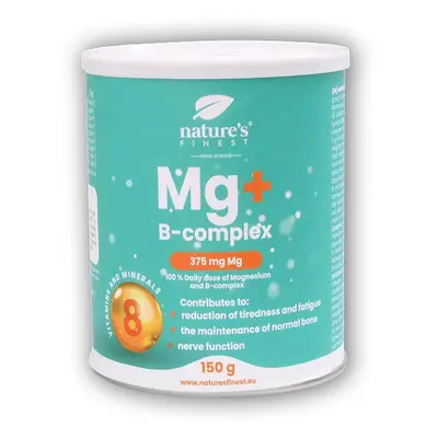 Natures Finest Magnesium + B-Complex 150g Hořčík + B-komplex