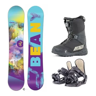 Beany Meadow dívčí snowboard + Beany Junior vázání + Beany Avenger BS boty