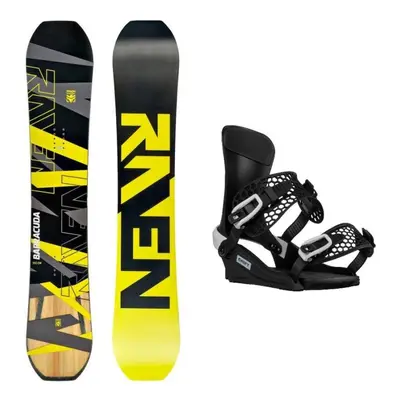 Raven Barracuda Carbon Lime pánský snowboard + Gravity Drift black/white snowboardové vázání