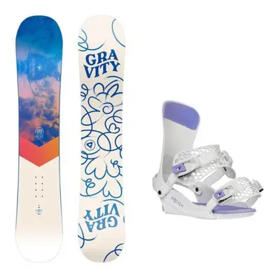 Gravity Mist 24/25 dámský snowboard + Gravity Fenix white/lavender vázání