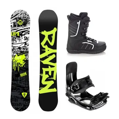 Raven Core Junior mini snowboard + Croxer MP180 vázání + Raven Target obuv