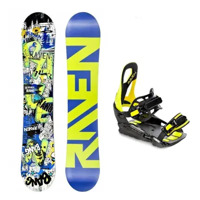 Raven Bang junior mini dětský snowboard + Raven S230 lime vázání