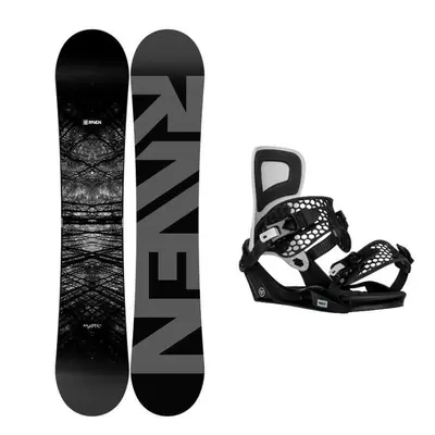 Raven Mystic snowboard + Gravity Indy black/white vázání