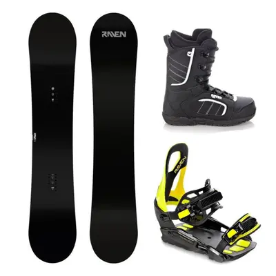 Raven Pure black pánský snowboard + Raven S230 lime vázání + Raven Target obuv