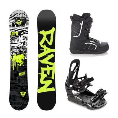 Raven Core Junior CAP dětský snowboard + Raven S230 Black vázání + Raven Target obuv