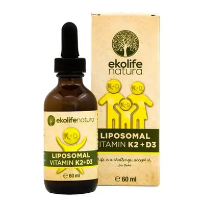 Ekolife Natura Liposomal Vitamin K2 + D3 60ml