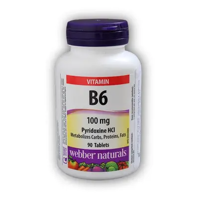 Webber Naturals Vitamin B6 100 mg 90 tablet