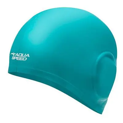 Aqua-Speed Volume Ear Cap koupací čepice tyrkysová