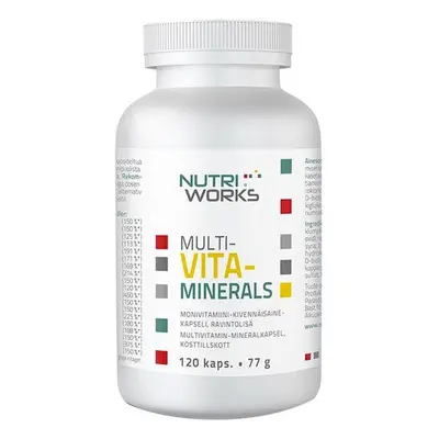 NutriWorks Multivitaminerals 120 kapslí