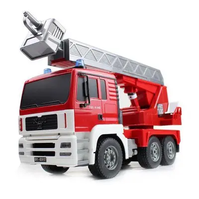 MAN FIRE TRUCK 4WD Hasiči, 1:20, zvukový modul, LED, funkční žebřík, RTR