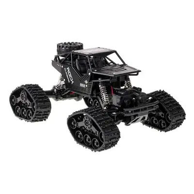 S-Idee Strong Climbing Car 4WD METAL ALU karoserie kola i pásy RTR černá 1:16