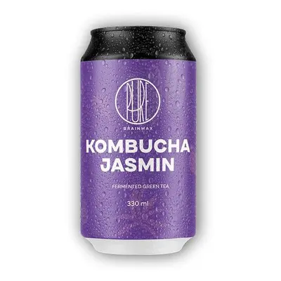 BrainMax Pure Kombucha jasmín 330ml