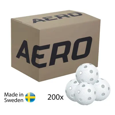 Salming Aero Floorball White 200-pack