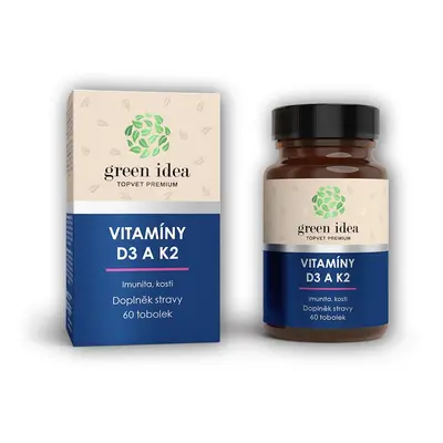 Green Idea Vitamin D3K2 60 kapslí