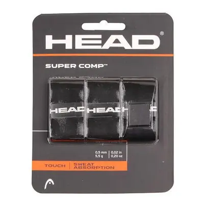 Head Super Comp overgrip omotávka tl. 0,5 mm černá