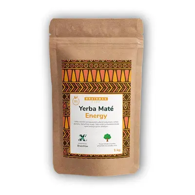 BrainMax Pure Organic Yerba Maté - Energy 1000g