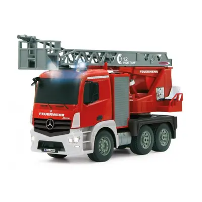 DOUBLE E RC hasičský truck Merecedes-Benz Antos s funkční stříkačkou a žebříkem 1:20